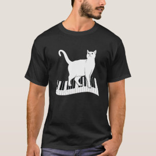 Cat Piano Piano Musik Piano Piano Piano Piano T-Shirt