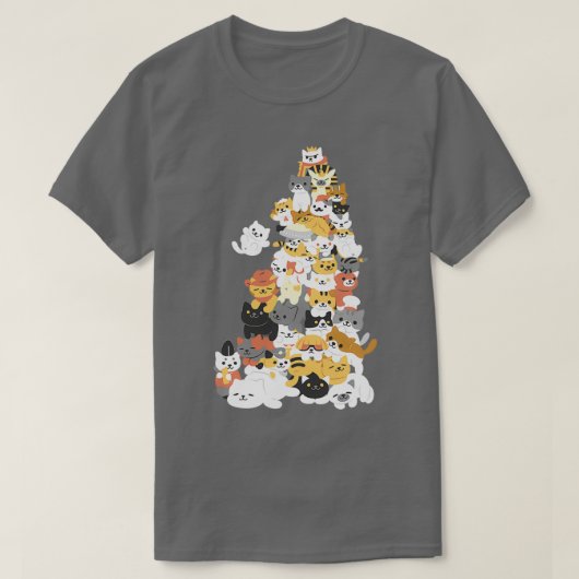 cat pile  T-Shirt (Design vorne)