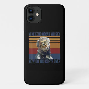 Cat Pilot Mike Echo Oscar Whisky Kostümgeschenk Case-Mate iPhone Hülle