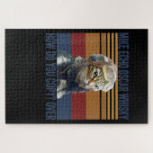 Cat Pilot Mike Echo Oscar Whisky Kostümgeschenk Puzzle (Horizontal)