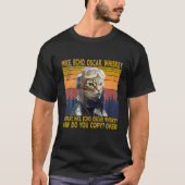Cat Pilot Mike Echo Oscar Whisky Wie kopiert man T-Shirt (Vorderseite)