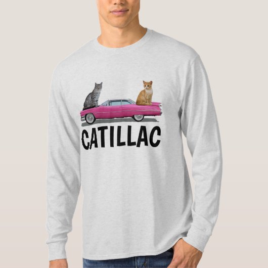 CAT PINK CADDDY CLASSIC CAR T - Shirt (Vorderseite)