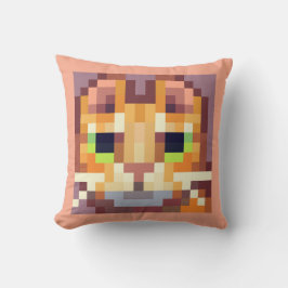 Cat, Pixel Art, pixelart Kissen