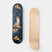 CAT PIZZA IM RAUMSKATEBOARD SKATEBOARD (Vorderseite)