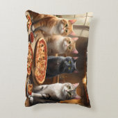 Cat Pizza Night, Dekokissen (Rückseite(Vertikal))