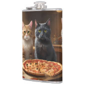 Cat Pizza Night, Flachmann (Links)