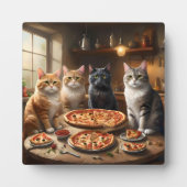 Cat Pizza Night, Fotoplatte (Vorderseite)