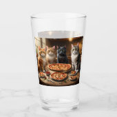 Cat Pizza Night, Glas (Vorderseite)