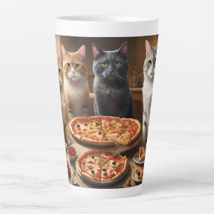 Cat Pizza Night, Milchtasse