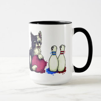 Cat Play Bowling Tasse