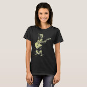 Cat Play Guitar T-Shirt (Vorne ganz)