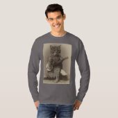 CAT-PLAYER BANJO-T - SHIRT T-SHIRTS (Vorne ganz)
