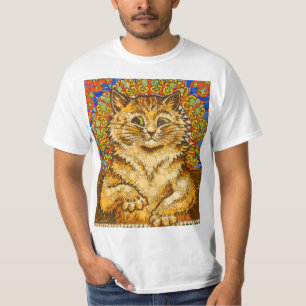 Cat Playing a Piano, Psychedelic - Nach Louis Wain T-Shirt