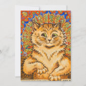 Cat Playing a Piano von Louis Wai Dankeskarte (Vorderseite)