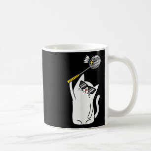 Cat Playing Badminton Shuttle Player Lover Coach G Kaffeetasse