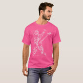 Cat Playing Bass Guitar For Men Animal Playing Gui T-Shirt (Vorne ganz)