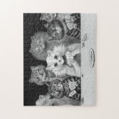 Cat Playing Card, Louis Wain Puzzle (Vertikal)