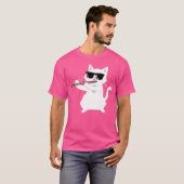 Cat Playing Flute T-Shirt (Vorne ganz)