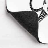 Cat Playing Gitarre Rock und Roll Band Männer Frau Mousepad (Ecke)