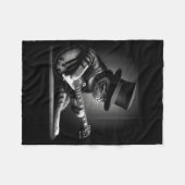 Cat Playing Guitar - Funny Rock Music Guitar Cat F Fleecedecke (Vorderseite (Horizontal))