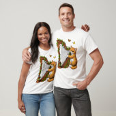 Cat Playing Harp T-Shirt (Unisex)