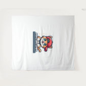 Cat Playing Piano Design für Musik und Katzen Lieb Wandteppich (Vorderseite (Horizontal))