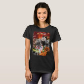 Cat Playing Poker Cards T-Shirt (Vorne ganz)
