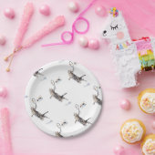 Cat Playing Tennis Pappteller (Party)