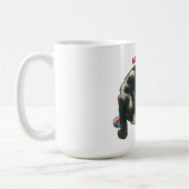 Cat Playing with MARBLES, Stay Pawsitive, Pun Kaffeetasse (Links)