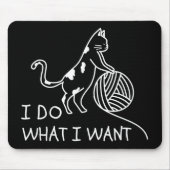 Cat Playing Yarn Mousepad (Vorne)
