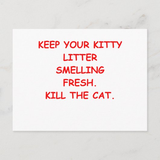 CAT.png Postkarte (Vorderseite)