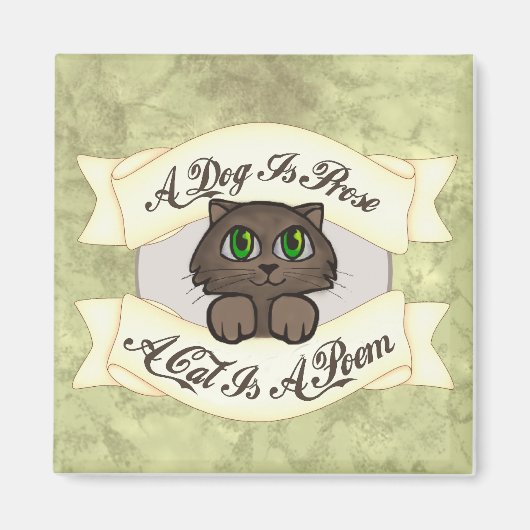 Cat Poem Magnet (Vorne)