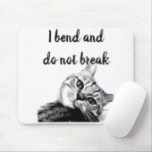 Cat Poets Jean de La Fontaine I bide nicht brechen Mousepad (Mit Mouse)