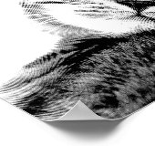 Cat Poets Jean de La Fontaine I bide nicht brechen Poster (Ecke)