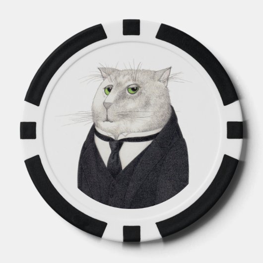 CAT-Poker-Chips Pokerchips (Vorderseite)