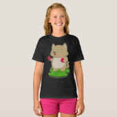 Cat Poker Poker Karten T-Shirt (Vorne ganz)
