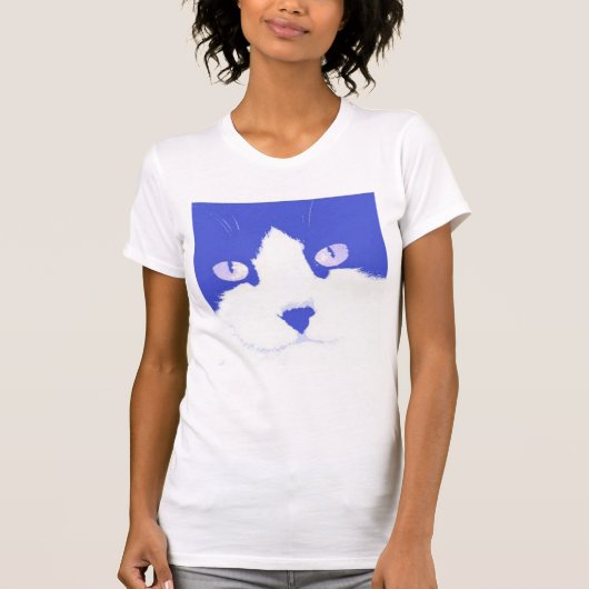Cat Pop Art T-Shirt (Vorderseite)