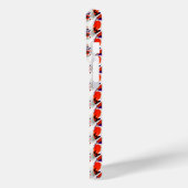 Cat Portrait - Bold Graphic Art Orange and Violet Case-Mate iPhone Hülle (Rückseite / Links)