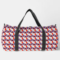 Cat Portrait - Bold Graphic Art Orange and Violet