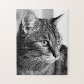 Cat-Portrait - der Denker Puzzle (Vertikal)