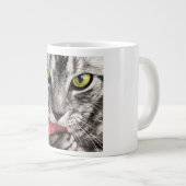 Cat Portrait Jumbo-Tasse (Vorderseite Rechts)