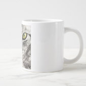 Cat Portrait Jumbo-Tasse (Rechts)