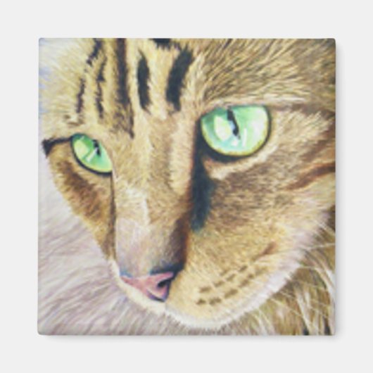 Cat Portrait Magnet (Vorne)