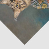 Cat Portrait Seidenpapier (Detail)