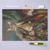 Cat Portrait Seidenpapier (Handwerk)