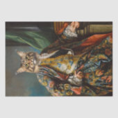 Cat Portrait Seidenpapier (Vorderseite)