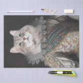 Cat Portrait Seidenpapier (Handwerk)