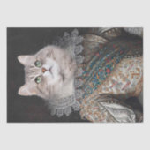 Cat Portrait Seidenpapier (Vorderseite)