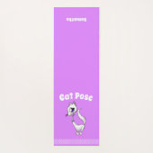 Cat Pose Mauve Yoga Mat Yogamatte (Rückseite)