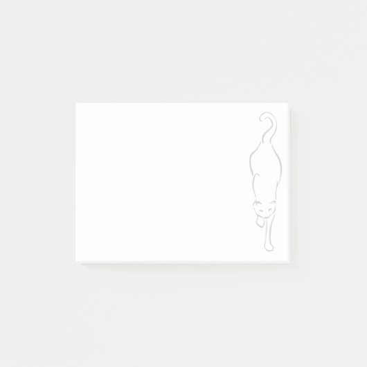 Cat Post-it Klebezettel (Vorderseite)